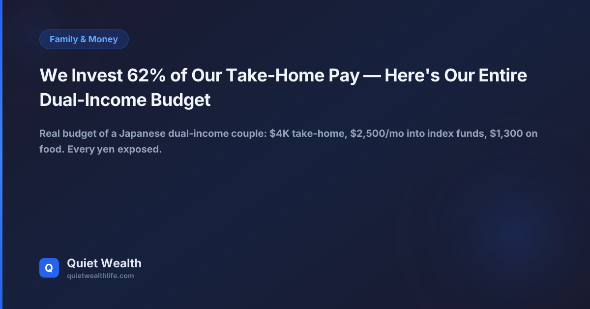 Dual Member Income We Invest 62% of Our Take-Home Pay — Here's Our Entire Dual-Income ...